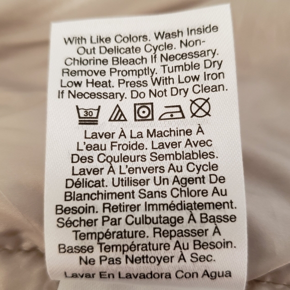 DKNY Jeans Women's Lightweight Zip-Front Moto Puffer Jacket XS - Picture 11 of 15